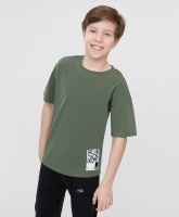 Футболка хаки Button Blue, школьная форма для мальчиков  фото, kupilegko.ru